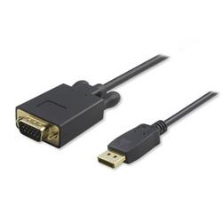 PremiumCord DisplayPort na VGA kabel 1m M M