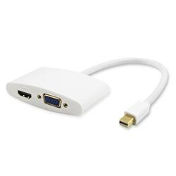 PremiumCord adaptér Mini DisplayPort - HDMI + VGA , FULL HD 1080p, 4K*2K@30Hz