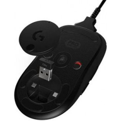 Logitech G Pro wireless myš, Bezdrátová USB, Optická, 25600 dpi, Černá ( 910-005272 )