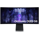 Samsung Odyssey G85SB 34" prohnutý 3440x1440 OLED 0,1ms 250 cd m2 DP HDMI 2xUSB-C WiFi VESA stříbrný