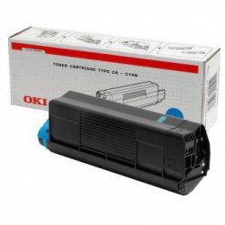 Toner OKI C5100, 5200, 5300, 5400, cyan, 42127407, 5000s, TYP C6, O