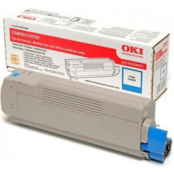 Toner OKI C5800, 5900, cyan, 43324423, 5000s, O