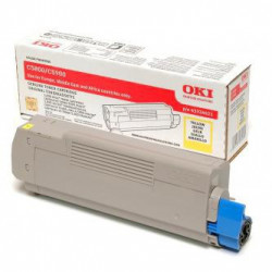 Toner OKI C5800, 5900, yellow, 43324421, 5000s, O