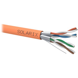 Solarix Kabel CAT6A STP LSOH B2ca-s1,d1,a1 500m cívka SXKD-6A-STP-LSOH-B2ca