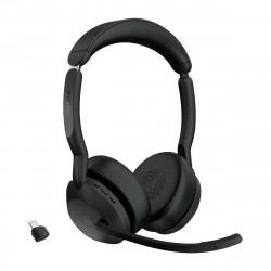 Jabra Evolve2 55 Stereo ANC USB-C BT-USB Bezdrát MS Černá