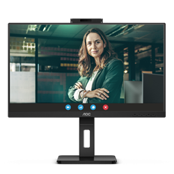 AOC Q27P3CW LCD IPS/PLS 27" 2560 x 1080 4ms 350nitů 1000:1 75Hz  Repro Pivot USB-C Webcam Černá 