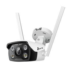 TP-LINK "4MP Outdoor Full-Color Wi-Fi Bullet Network CameraSPEC:2.4G 150Mbps, 2*2 MIMO, H.265+ H.265 H.264+ H.264, 1 3"