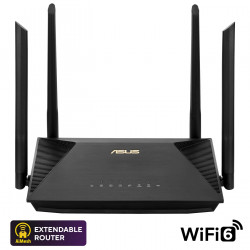 ASUS RT-AX53U (AX1800) WiFi 6 Extendable Router, 4G 5G Router replacement, AiMesh