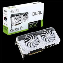 ASUS DUAL-RTX4070-O12G-WHITE 12GB 192-bit GDDR6 HDMI 3xDP