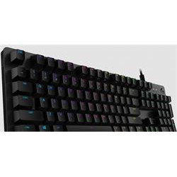 Logitech G512 CARBON LIGHTSYNC RGB Mechanical Gaming Keyboard with GX Brown switches-CARBON-US INT'L-USB