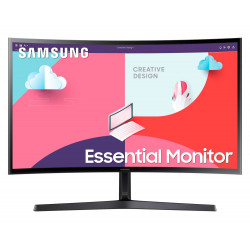 Samsung S366C LCD VA/PVA/MVA 24" 1920 x 1080 4ms 250nitů 3000:1 75Hz      Černá 