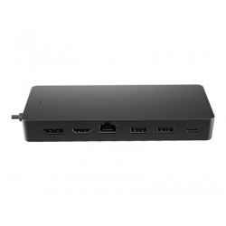 HP Universal USB-C Multiport Hub - Dokovací stanice - USB-C - HDMI, DP - pro OMEN by HP Laptop 16; Victus by HP Laptop 15, 16; Laptop 14, 15; ZBook Fury 16 G9