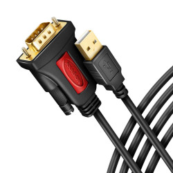 AXAGON ADS-1PSN, USB-A 2.0 - sériový RS-232 DB9-M Prolific adaptér kabel 1.5m