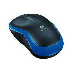 Logitech M185 nano myš, Bezdrátová USB, Optická, 1000 dpi, Modrá ( 910-002239 )