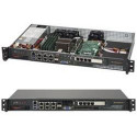 SUPERMICRO mini1U server 1x FCBGA1667 Xeon D-1518, 4x DDR4 ECC, 200W, M.2, 2x 10Gb SFP+, 6x 1Gb LAN, IPMI