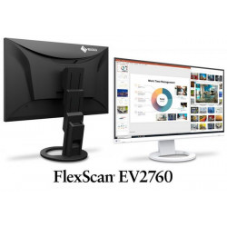 EIZO 27" EV2760-WT,IPS, 2560 x 1440,350 cd m2,1000:1,5 ms, Ultra Slim, 2x DP, HDMI,DVI, USB, bílý