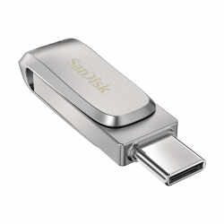 SanDisk Ultra Dual Drive Luxe 32GB USB 3.1 USB-A + USB-C Stříbrná