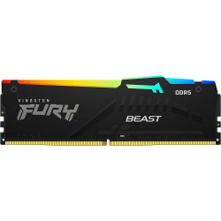 Kingston FURY Beast DDR5 64GB 5200MHz CL40 4x16GB RGB Black