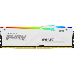 Kingston FURY Beast DDR5 64GB 5200MHz CL40 4x16GB RGB White