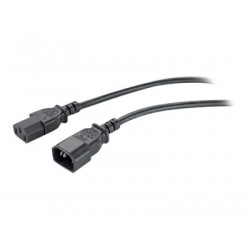 APC - Elektrický kabel - IEC 60320 C13 do IEC 60320 C14 - 2.4 m - černá - - pro P N: SCL500RMI1UC, SCL500RMI1UNC, SMTL750RMI2UC, SRT1500RMXLI, SRT1500XLI, SRT2200XLI-KR