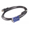 APC - Kabel klávesnice videa myši (KVM) - USB, HD-15 (VGA) do HD-15 (VGA) - 1.83 m - - pro P N: AP5201, AP5202, AP5808, AP5816, KVM1116R