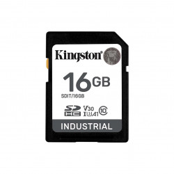 16GB SDHC Kingston Industrial C10 U3 V30 pSLC