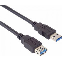 PremiumCord Prodlužovací kabel USB 3.0 Super-speed 5Gbps A-A, MF, 9pin, 5m