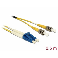 Delock Optický kabel LC  ST Single mód OS2 2 m