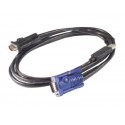 APC - Kabel video USB - USB, HD-15 (VGA) (M) do HD-15 (VGA) (M) - 7.6 m - - pro APC 16 Port Multi-Platform Analog KVM, 8 Port Multi-Platform Analog KVM