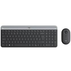 Logitech Slim Wireless Keyboard and Mouse Combo MK470-GRAPHITE-CZE-SKY-2.4GHZ-