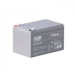 Fiamm 12FGHL48 olověný akumulátor; 12V; 12Ah; faston F2-6,3mm; životnost 10let