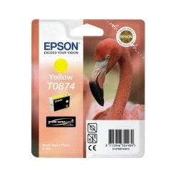 Epson originální ink C13T08744010, yellow, 11,4ml, - prošlá expirace (2023)