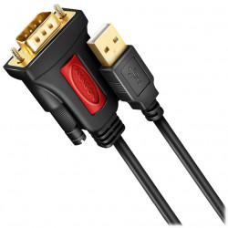 AXAGON aktivní převodník z USB-A (2.0) na RS-232 ADS-1PSN Čip Prolific 1,5m