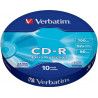 VERBATIM CD-R Verbatim DL 700MB 52x Extra protection 10-spindl RETAIL