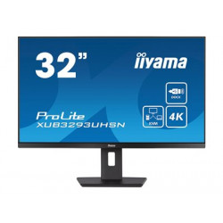 Iiyama ProLite XUB3293UHSN-B5 LCD IPS/PLS 31,5" 3840 x 2160 4ms 350nitů 1000:1 60Hz  Repro Pivot USB-C  Černá 