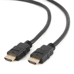 Gembird kábel HDMI High speed (M - M), pozlátené konektory, 3 m, čierny, bulk balenie