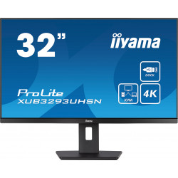 Iiyama ProLite XUB3293UHSN-B5 LCD IPS/PLS 31,5" 3840 x 2160 4ms 350nitů 1000:1 60Hz  Repro Pivot USB-C  Černá 