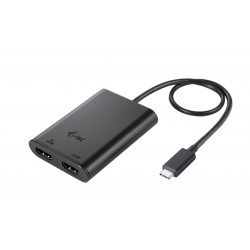 i-tec USB-C Dual 4K 60Hz (single 8K 30Hz) HDMI Video Adapter