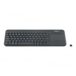 Logitech Wireless Touch Keyboard K400 Plus - Klávesnice - bezdrátový - 2.4 GHz - anglická