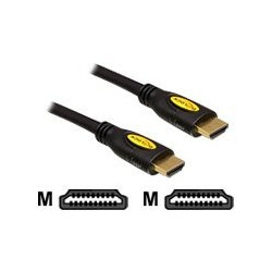 Delock - HDMI kabel - HDMI s piny (male) do HDMI s piny (male) - 1 m