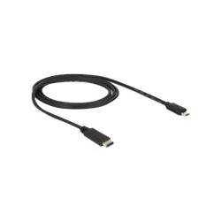 Delock - USB kabel - USB-C (M) do Micro USB typ B (M) - USB 3.1 - 1 m - černá