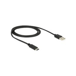 Delock - USB kabel - USB-C (M) do USB (M) - USB 2.0 - 1 m - černá