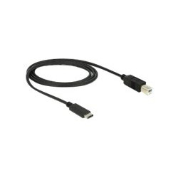 Delock - USB kabel - USB-C (M) do USB typ B (M) - USB 3.1 - 1 m - černá