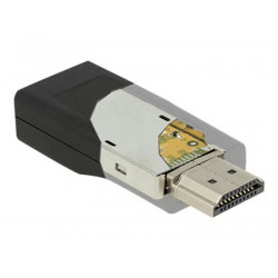 Delock - Nástroj pro převod videa - HDMI - VGA - černá - maloobchod