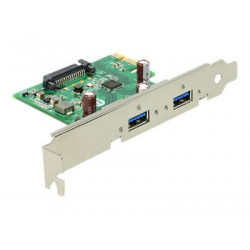 Delock PCI Express card  2 x USB 3.0 - USB adaptér - PCIe 2.0 - USB 3.0 x 2