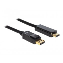 Delock - Kabel adaptéru - DisplayPort s piny (male) do HDMI s piny (male) - 2 m