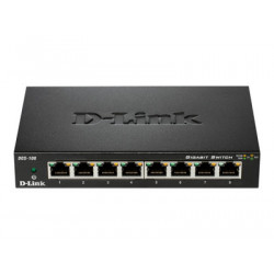 D-Link DGS 108 - Přepínač - neřízený - 8 x 10 100 1000 - desktop