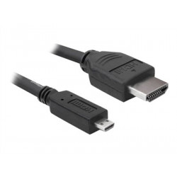 Delock - HDMI kabel - HDMI s piny (male) do mikro HDMI s piny (male) - 3 m