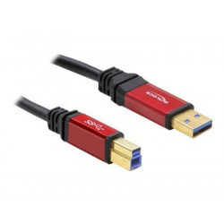 Delock Premium - Kabel USB - USB typ A (M) do USB Type B (M) - USB 3.0 - 2 m - černá