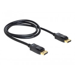 Delock - Kabel DisplayPort - DisplayPort (M) do DisplayPort (M) - 1 m - černá